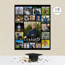 Graduationspartei 19 Foto Display Brush Typografie