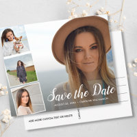 Graduationspartei Save the Date Grad FotoCollage