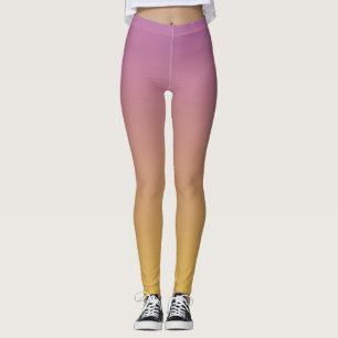 Graduierend Lila und Gold Leggings