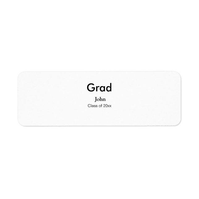 Graduiern Name Glückwunsch Datum Jahrestext (Vorne)