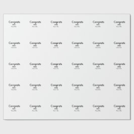 Graduiern Name Glückwunsch Datum Jahrestext Geschenkpapier
