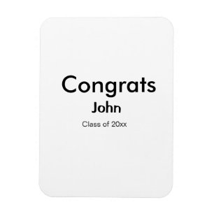 Graduiern Name Glückwunsch Datum Jahrestext Magnet