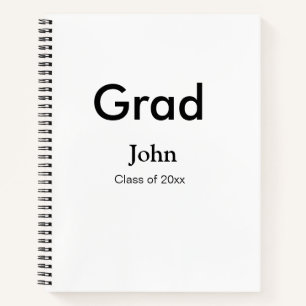 Graduiern Name Glückwunsch Datum Jahrestext Notizbuch