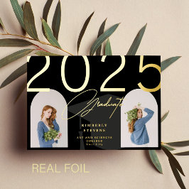 Graduiert elegante minimalistische, maßgeschneider folieneinladung