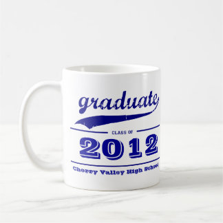 Graduierte Grunge-Tasse - fertigen Sie Klasse von Kaffeetasse