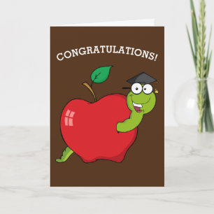 Graduierte Schul-oder Doktorat-Abschluss Karte