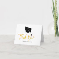Graduiertenkap Tassel Typografie Imitate Gold