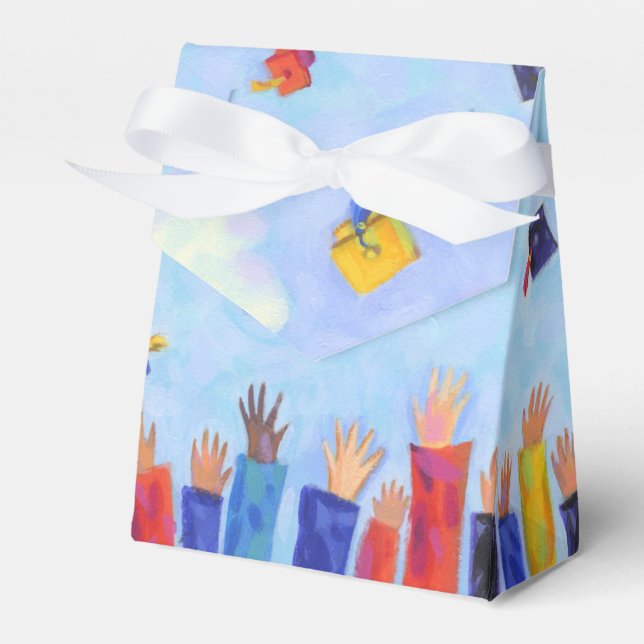 Graduiertenkappenfehler Vielen Dank Geschenkschachtel (Vorderseite)