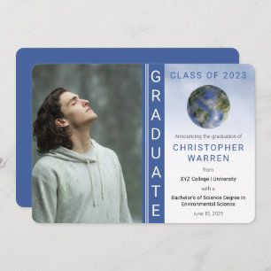 Graduierter Abschluss für Erdumweltwissenschaften Ankündigung