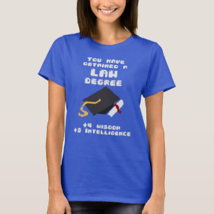 Graduierter lustiger gamer des Abschlusses in T-Shirt