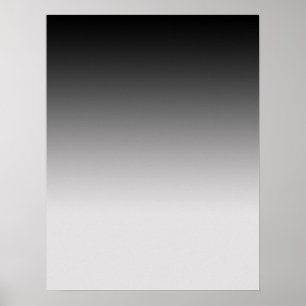 Graduiertes Schwarz-Grau-Poster für Fotografie Poster