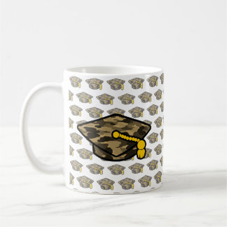 Graduierung Cap Khaki-Camouflage Kaffeetasse