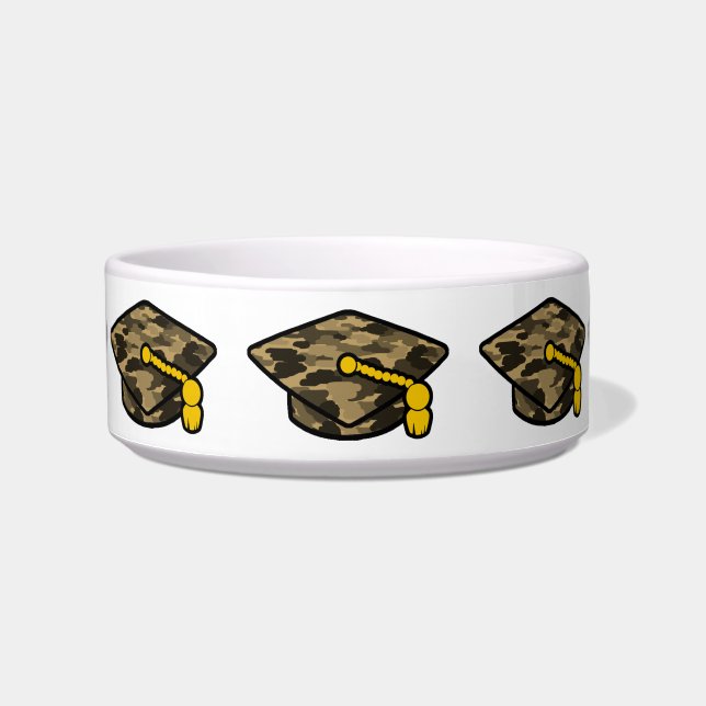 Graduierung Cap Khaki-Camouflage Napf (Vorderseite)