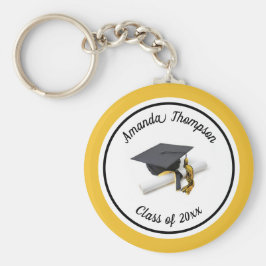 Graduierungshülse und Tassel Schlüsselanhänger