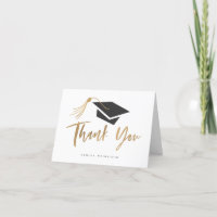 Graduierungskappe und Tassel-Goldfolie