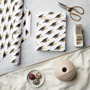 Graduierungskappen Geschenkpapier