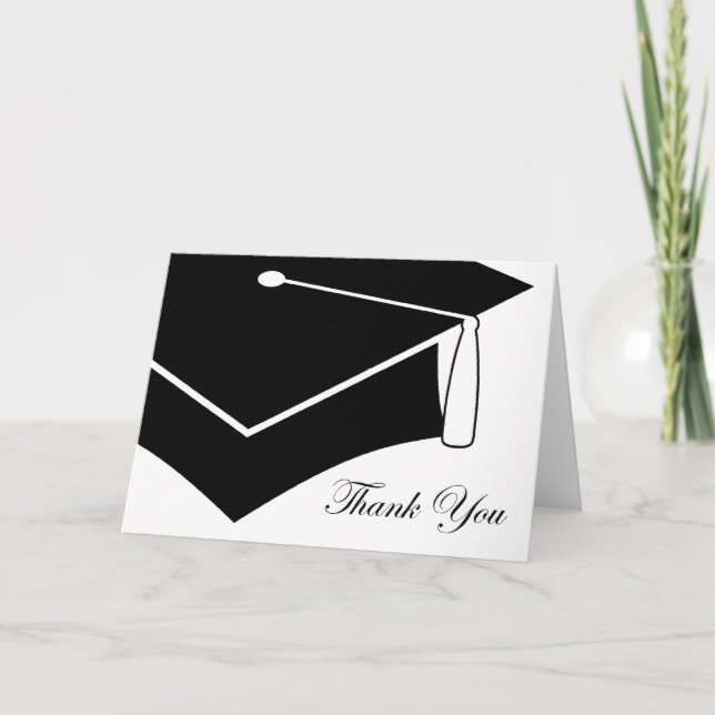 Graduierungsobergrenze:Danke Dankeskarte (Vorderseite)