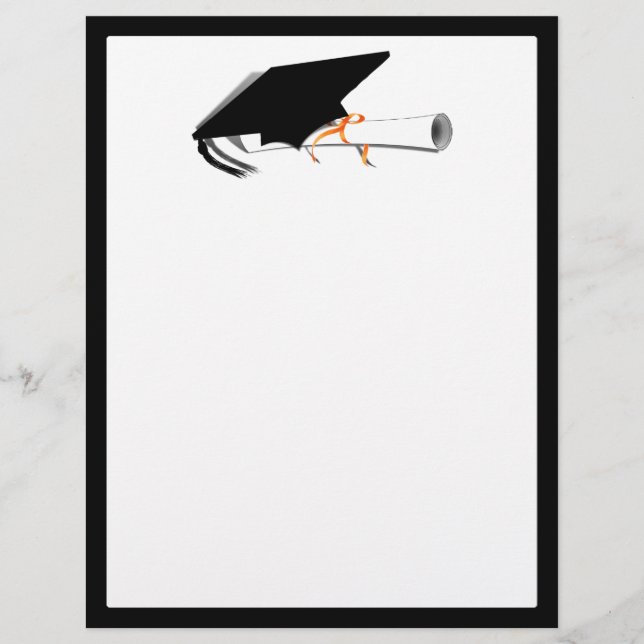 Graduierungsobergrenze mit Diplom Flyer (Vorne)