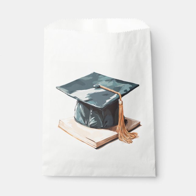 Graduierungsobergrenze und Buch Geschenktütchen (Vorderseite)