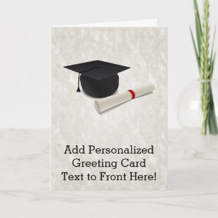 Graduierungspapier individuell anpassbar karte