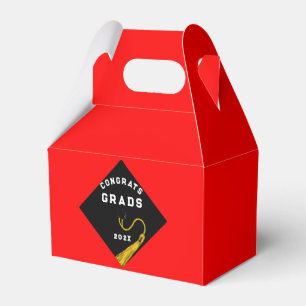 Graduierungspartei 2025 Rot Geschenkschachtel