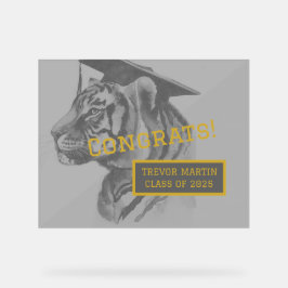 Graduierungspartei Akryllisches Zeichen Acrylschild