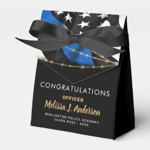 Graduierungspartei für Polizeibeamte der Thin Blu Geschenkschachtel