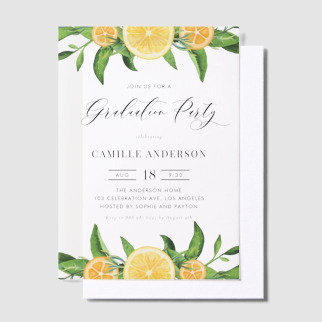 Graduierungspartei für Wasserfarben und Orangen (Versetzt)