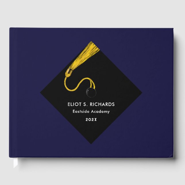 Graduierungspartei Gästebuch (Vorderseite)