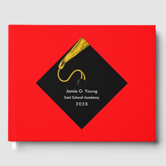 Graduierungspartei Gästebuch (Vorderseite)