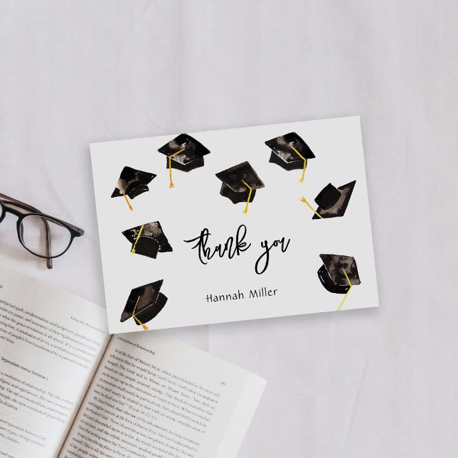 Graduierungspartei Happy Hats Dankeskarte (Von Creator hochgeladen)