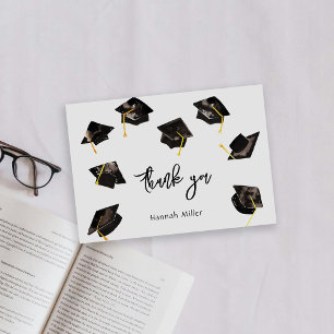 Graduierungspartei Happy Hats Dankeskarte