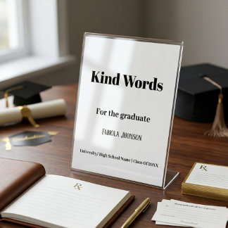 Graduierungspartei Unterschrift für den Absolvente Poster