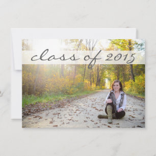 Graduierungsparty 2015 - Klassisches Banner Einladung