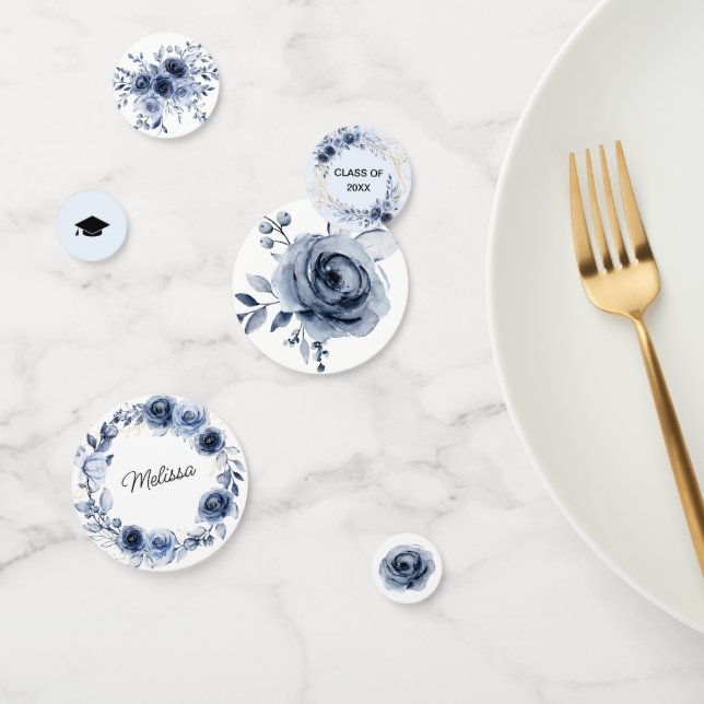 Graduierungsparty für Blaublumen Konfetti (Gruppe)