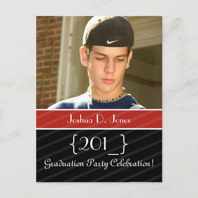 Graduierungsparty lädt Postkarten ein (Vorderseite)