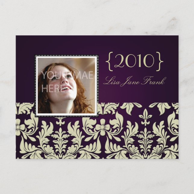 Graduierungsparty lädt Postkarten ein (Vorderseite)