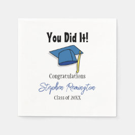 Graduierungsparty Napkins Sie getan! Serviette