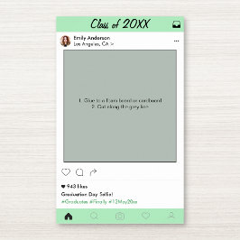 Graduierungsparty Prop Foto-Kabinenkabine Frame De Poster