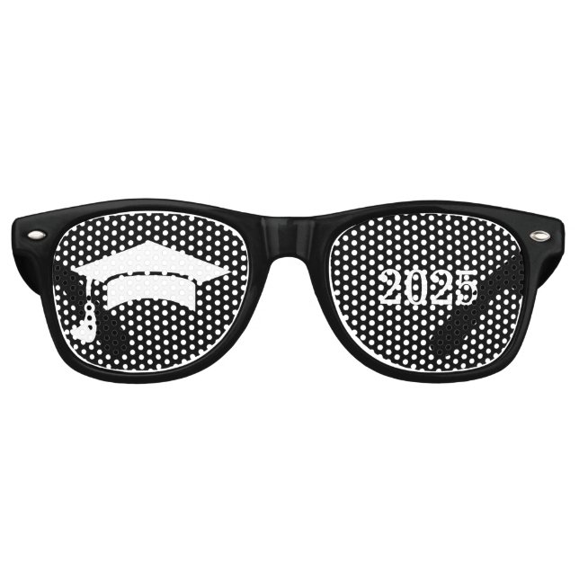 Graduierungsparty Shades Retro-Sonnenbrille Partybrille (Vorderseite)