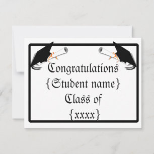 Graduierungsstufe mit Diplom Einladung