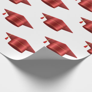 Graduierungstafel Red Geschenkpapier
