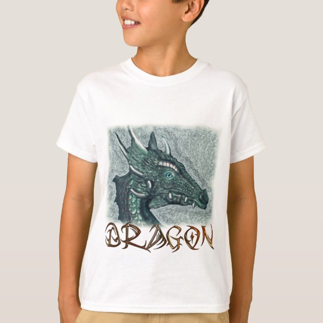 Graelle the Magical She Dragon Fantasy Art T-Shirt (Vorderseite)