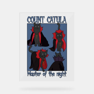 Graf Catula Herr der Nacht Acrylschild
