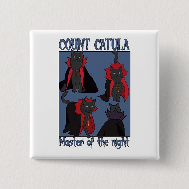 Graf Catula Herr der Nacht Button (Vorderseite)