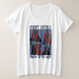 Graf Catula Herr der Nacht Große Größe T-Shirt