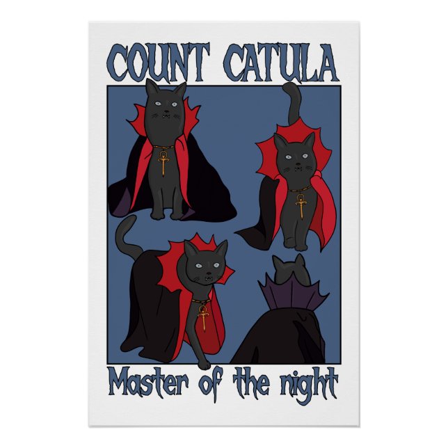 Graf Catula Herr der Nacht Poster (Vorderseite)