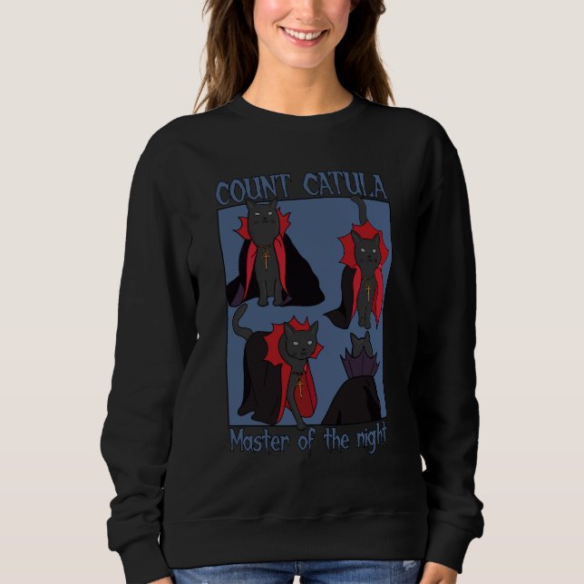 Graf Catula Herr der Nacht Sweatshirt (Vorderseite)