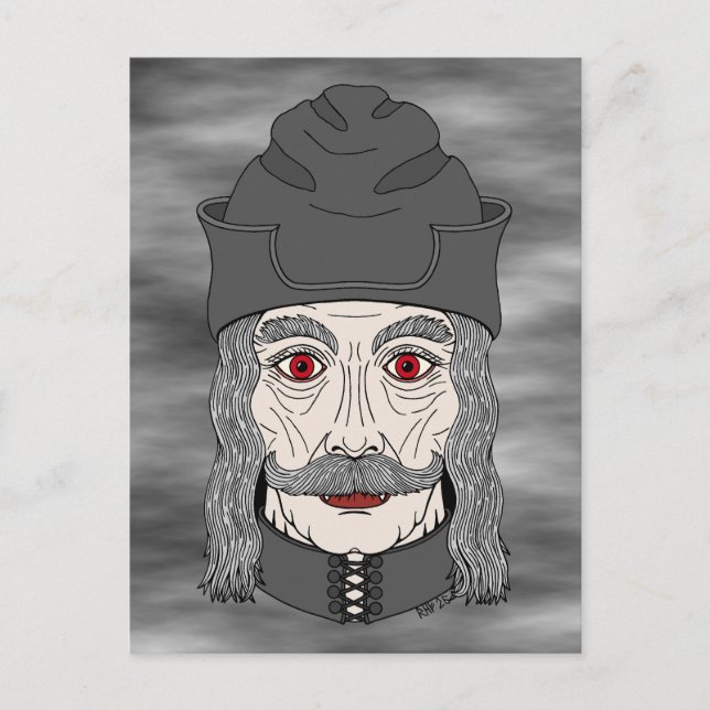 Graf Dracula 2026 Postkarte (Vorderseite)