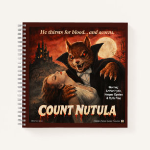 Graf Nutula Retro-Film-Parodie Notizbuch